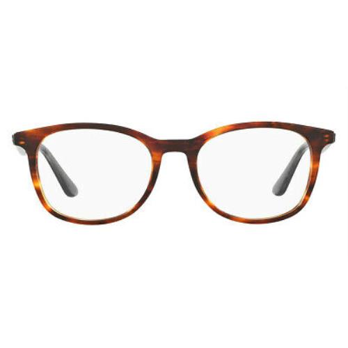 Ray-ban 0RX5356 Eyeglasses Unisex Havana Square 52mm