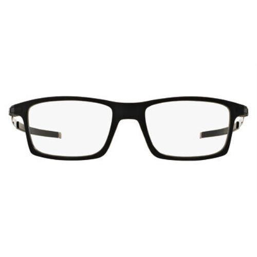 Oakley Pitchman 0OX8050 Eyeglasses Men Satin Black Rectangle 57mm