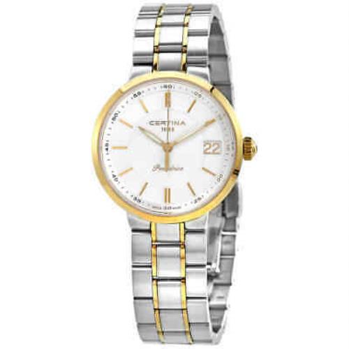 Certina DS Stella Mop Dial Two-tone Ladies Watch C0312102203100