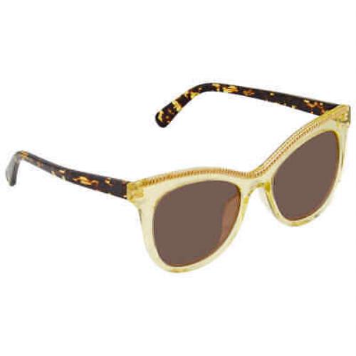 Stella Mccartney Brown Square Sunglasses SC0129S 004 53 SC0129S 004 53