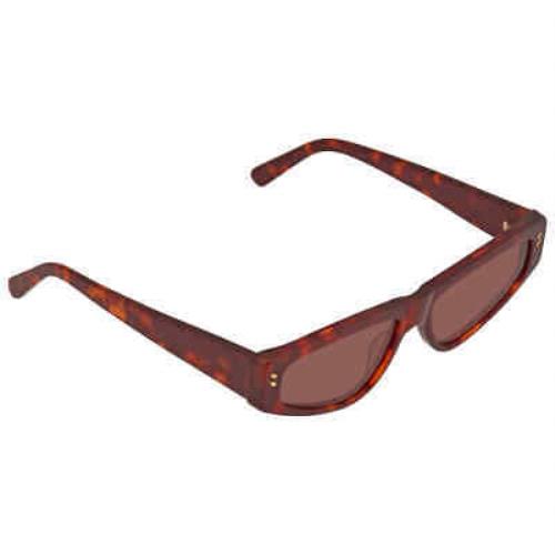 Stella Mccartney Brown Rectangular Sunglasses SC0230S 002 56 SC0230S 002 56