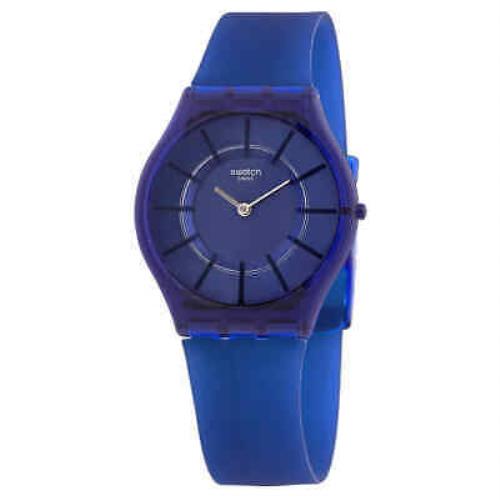 Swatch Deep Acqua Quartz Blue Dial Ladies Watch SS08N102