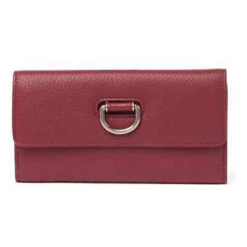 Burberry Crimson Highbury D-ring Leather Wallet 8005358