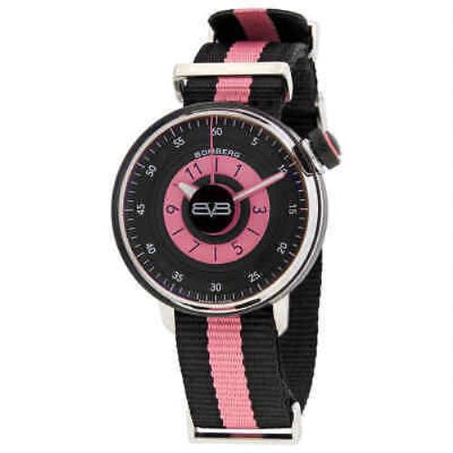 Bomberg BB-01 Quartz Black and Pink Dial Ladies Watch CT38H3PBA.05-2.9