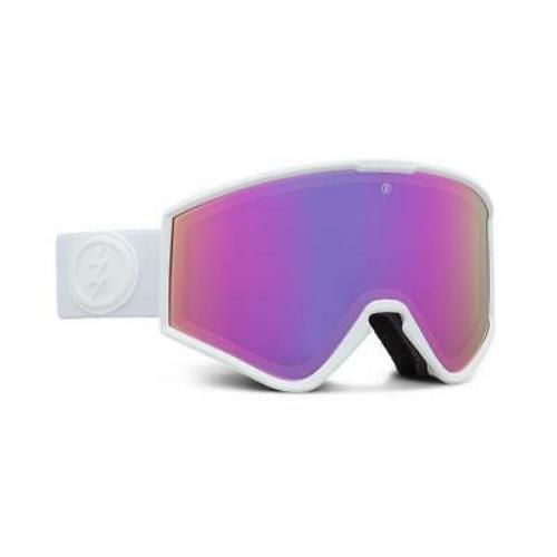 Electric Kleveland Small Goggles Matte White Brose Pink Chrome+bonus