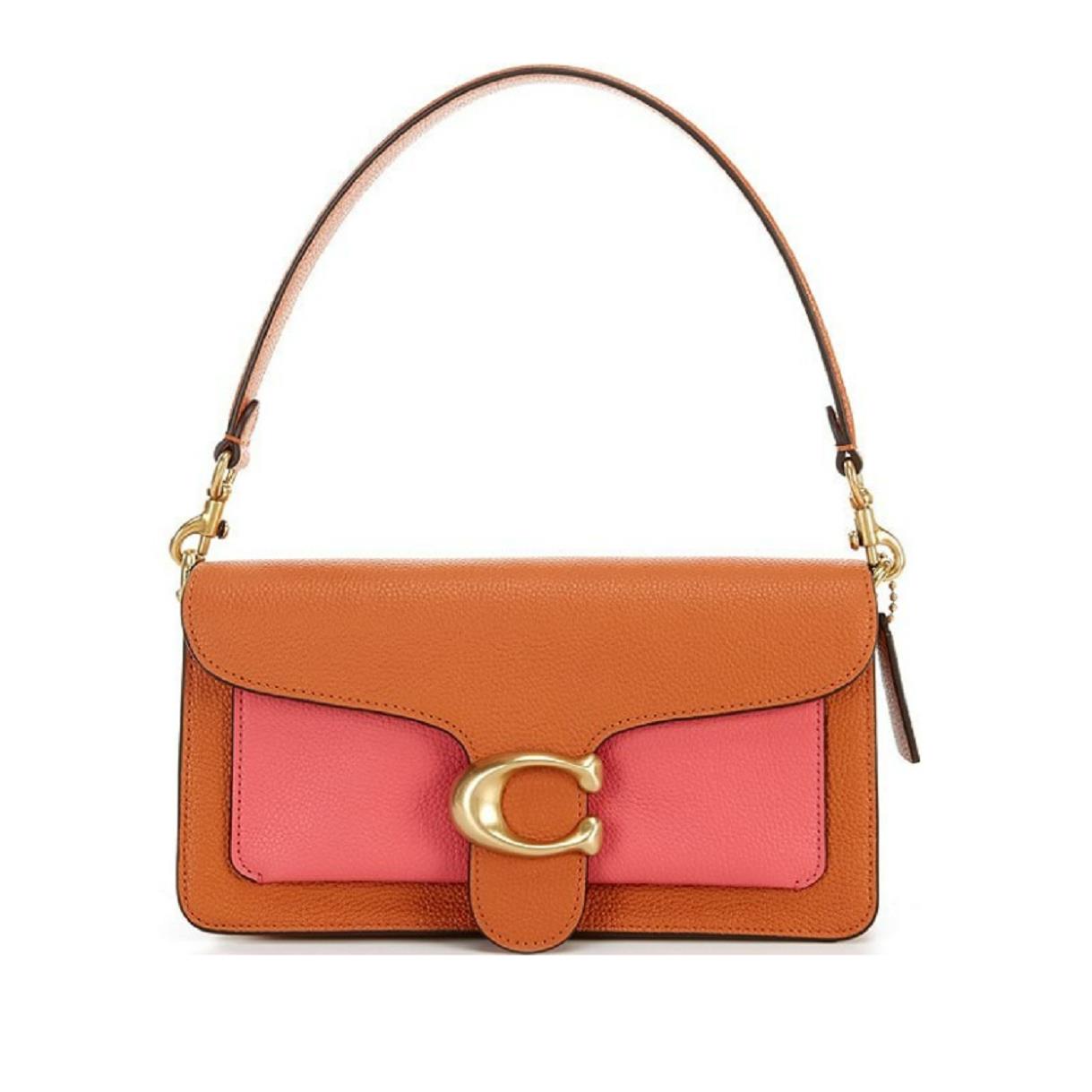 coach tabby fold colorblock shoulder bag