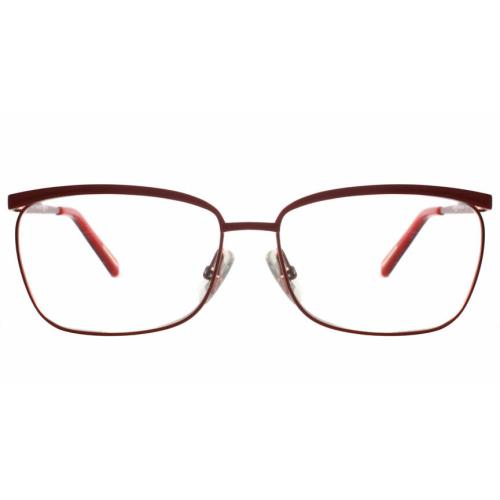 Hugo Boss 0420 XA0 Shiny Red Metal Eyeglasses Frame 55-15-135 Italy RX Italy