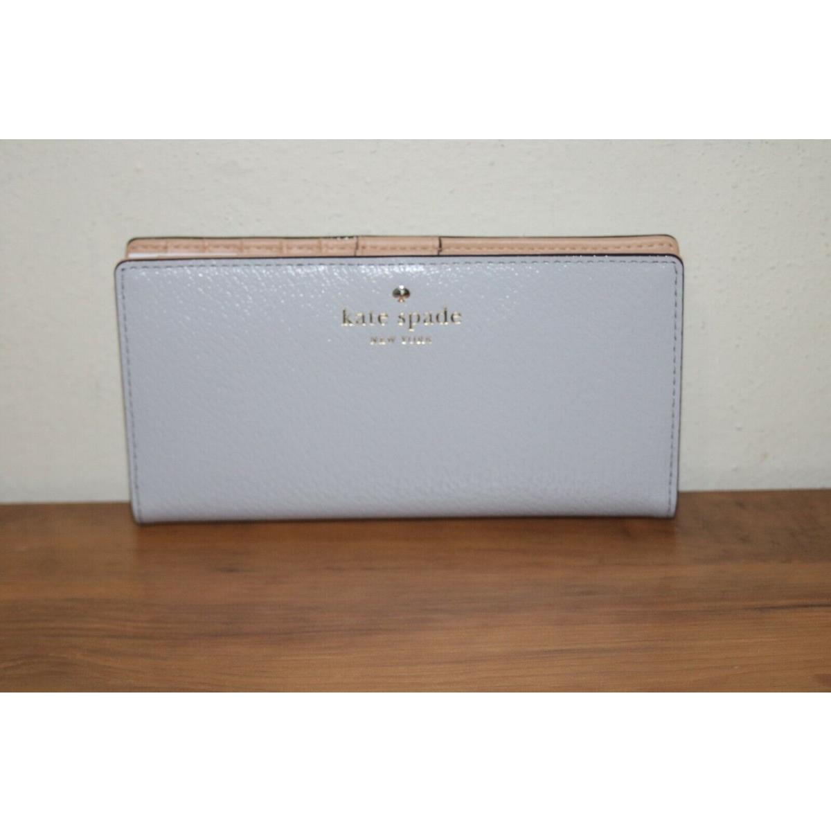 Kate Spade York Grand Street Stacy Wallet Stone Ice