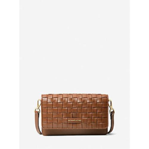 michael kors jet set woven crossbody