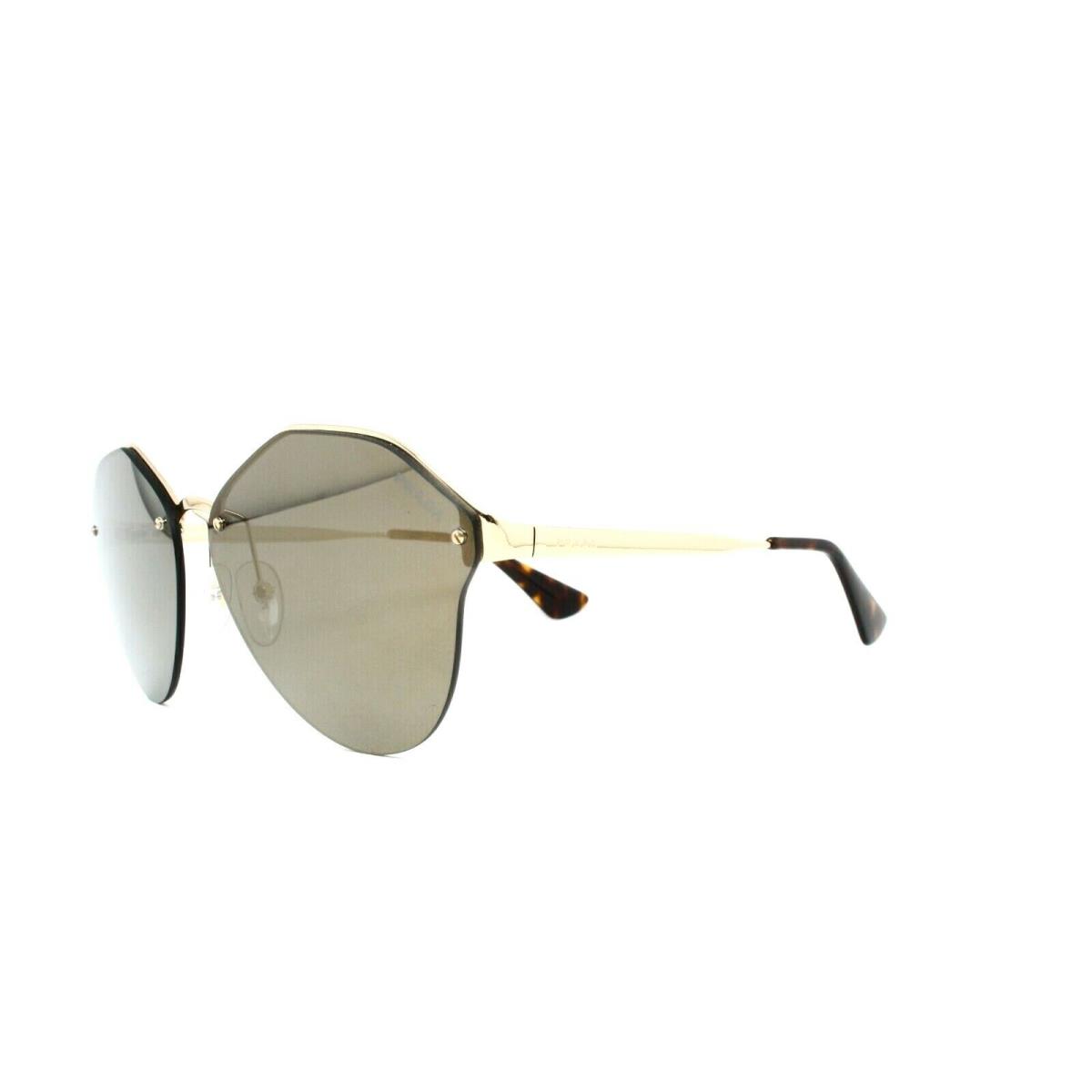 Prada Spr 64T ZVN-4L0 Gold Sunglasses Frame 66-15 140 3N P81
