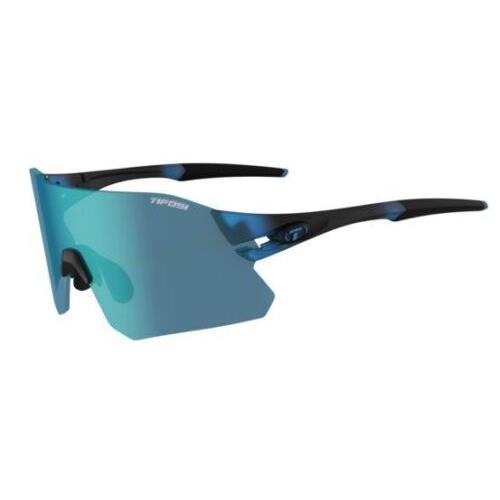 Tifosi Rail Sunglasses All Rimless Design Crystal Blue - Clarion Blue. AC Red, Clear