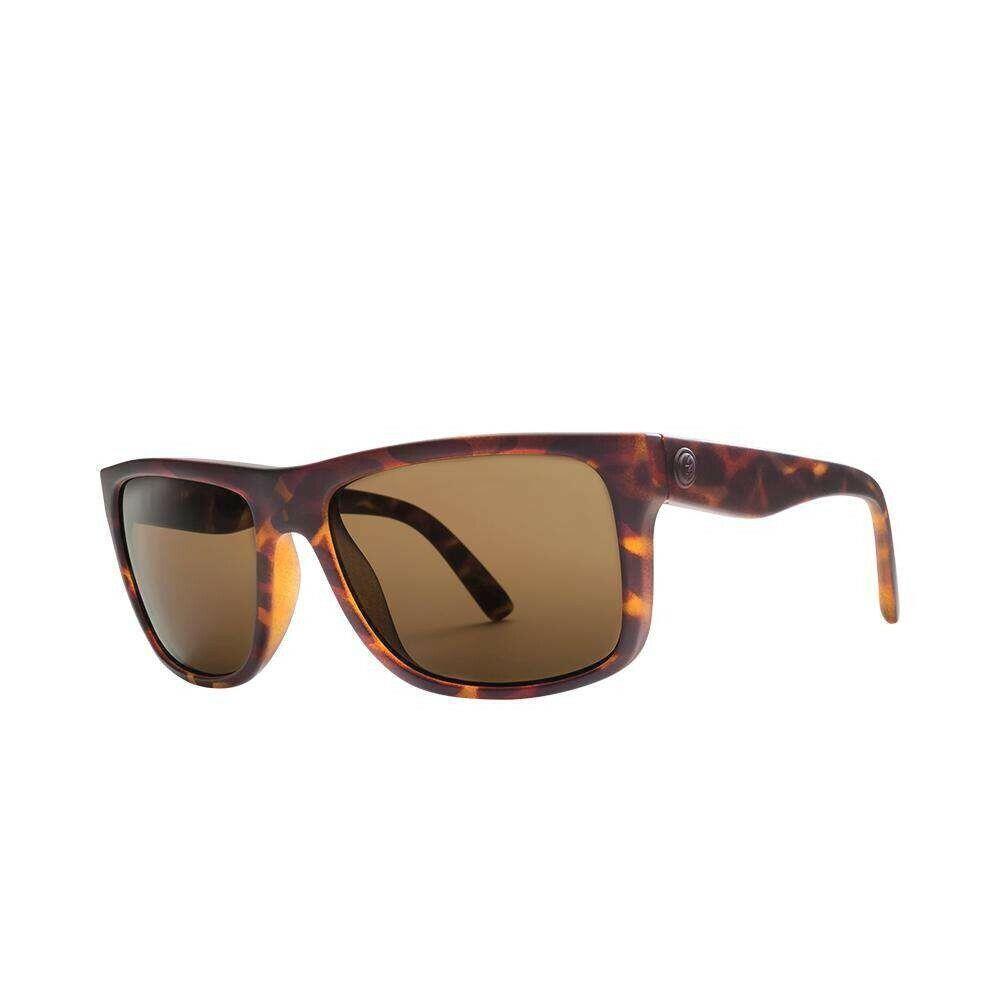 Electric Swingarm Sunglasses Matte Tortoise with Bronze Polarized Lens