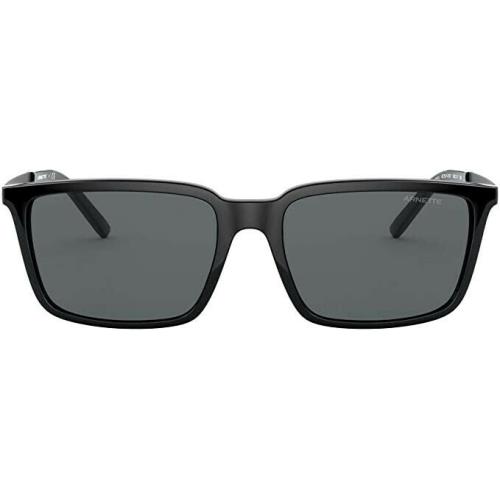 Arnette Fire Drill Square Grey Lens Men`s Sunglasses - Black