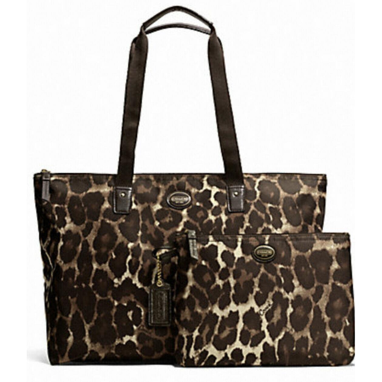 coach ocelot tote