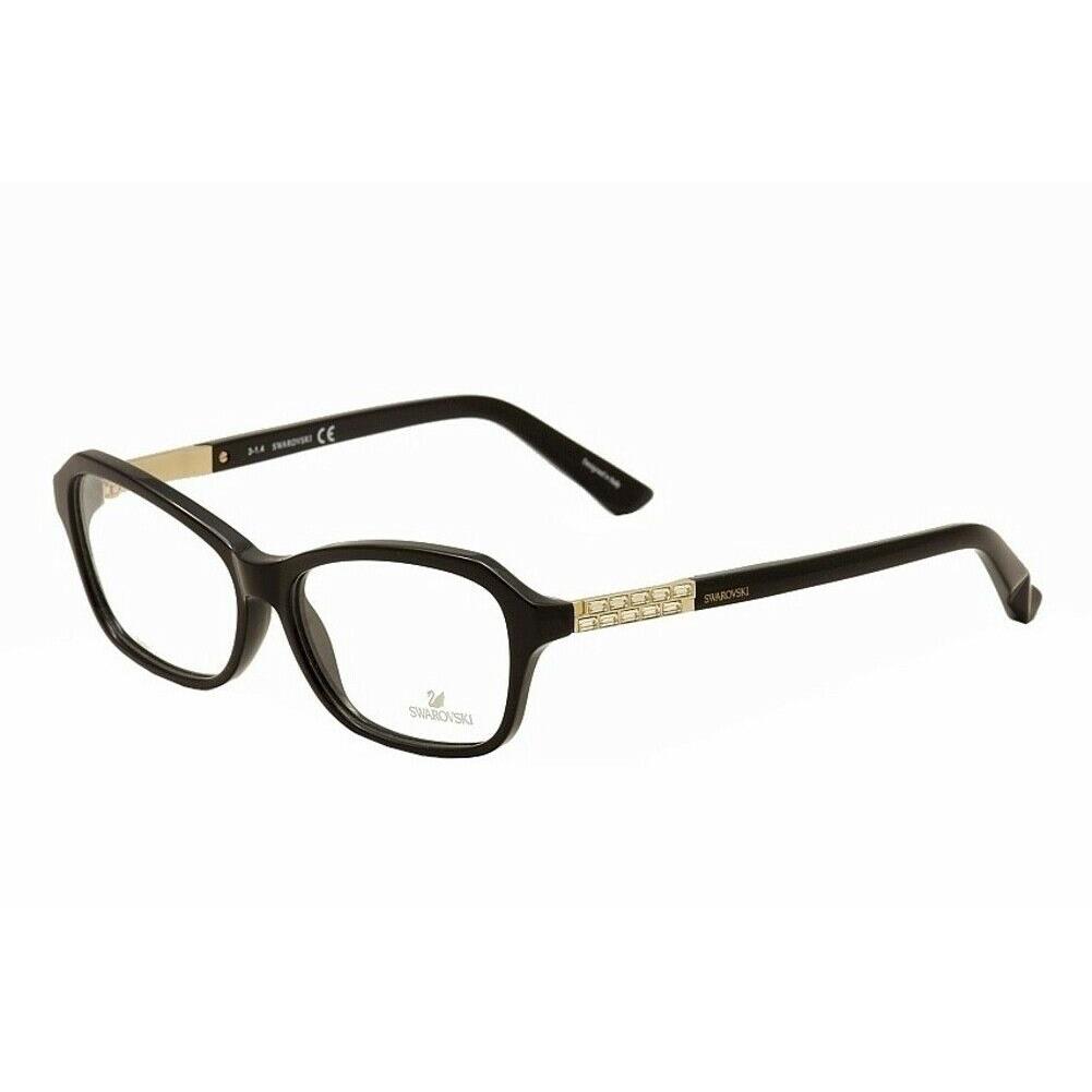 Swarovski Deborah SW 5086 001 Black Plastic Eyeglasses Frame 55-14-140 5086