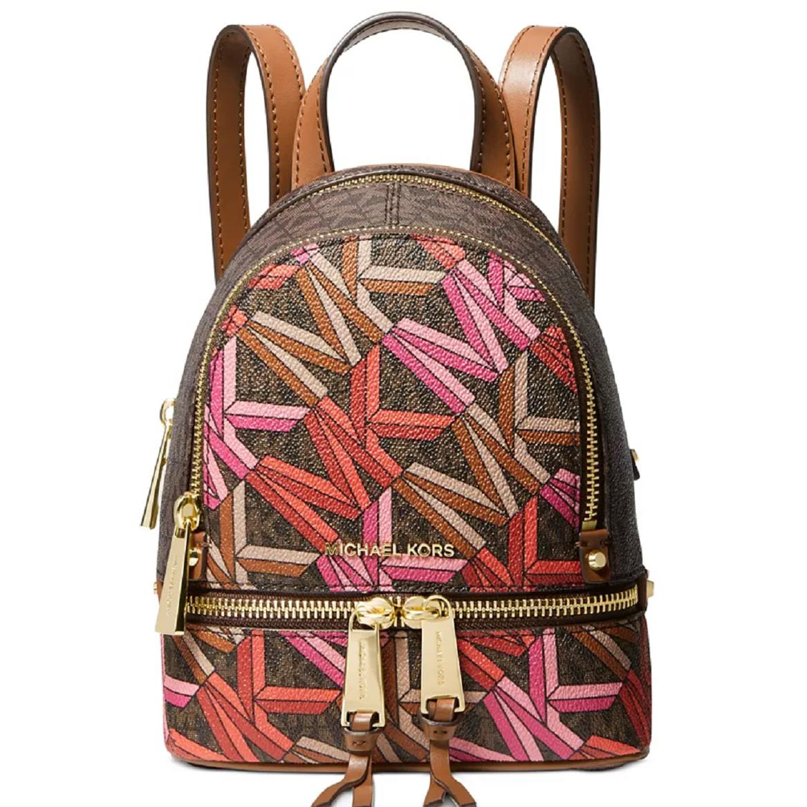 michael michael kors rhea zip extra small messenger backpack