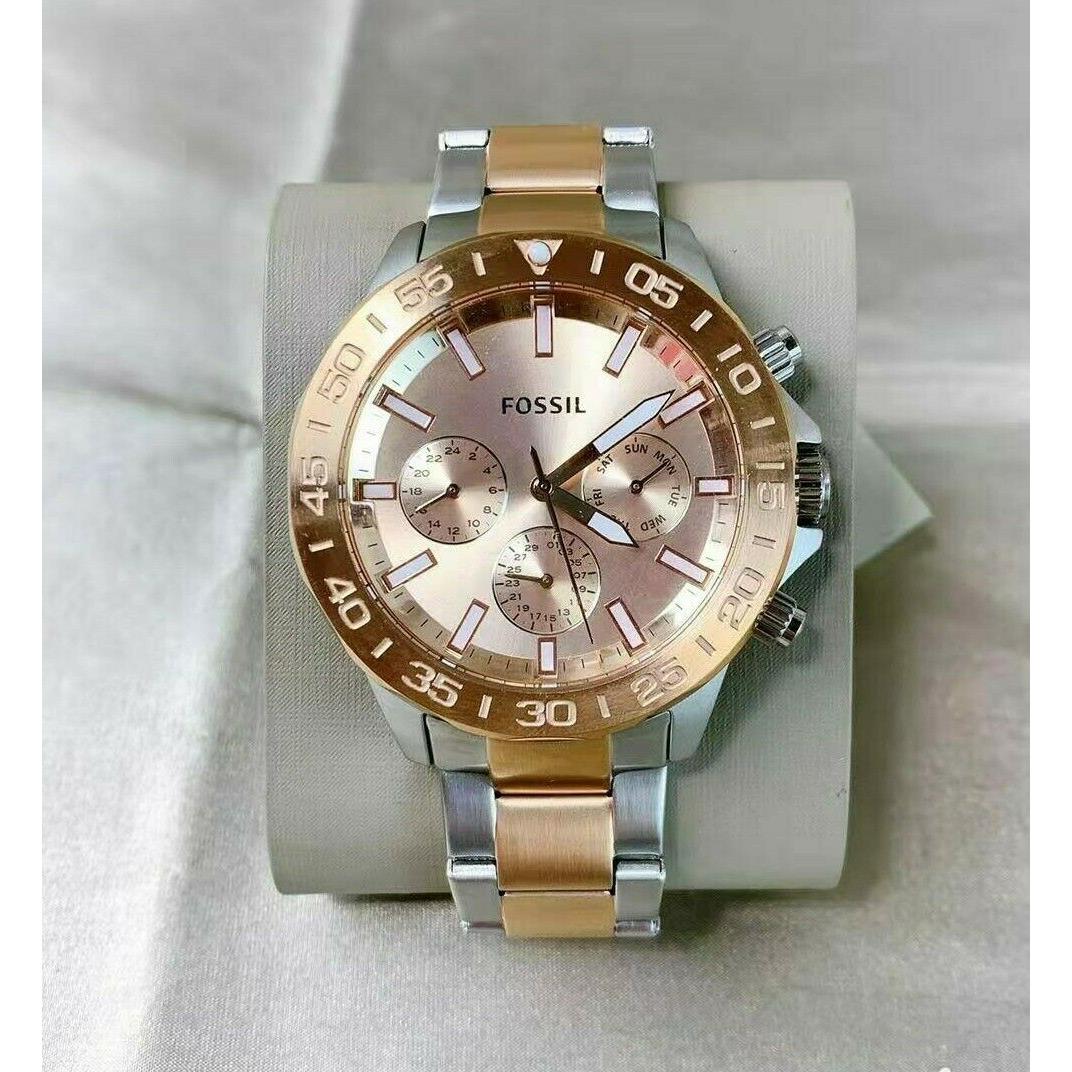 Fossil BQ2586 Bannon Multifunction Twotone Watch 796483490543