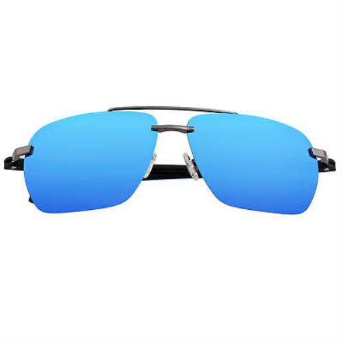 Simplify Lennox Polarized Sunglasses - Gunmetal/blue