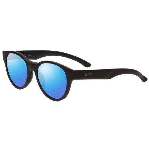 Smith Optics Unisex Polarized Bi-focal Sunglasses 41 Options in Matte Black 51mm Blue Mirror