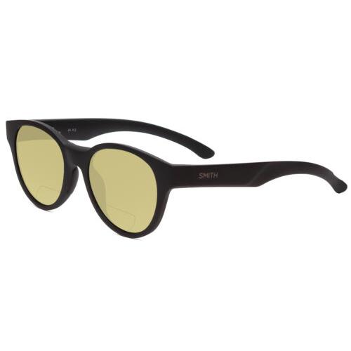 Smith Optics Unisex Polarized Bi-focal Sunglasses 41 Options in Matte Black 51mm Yellow