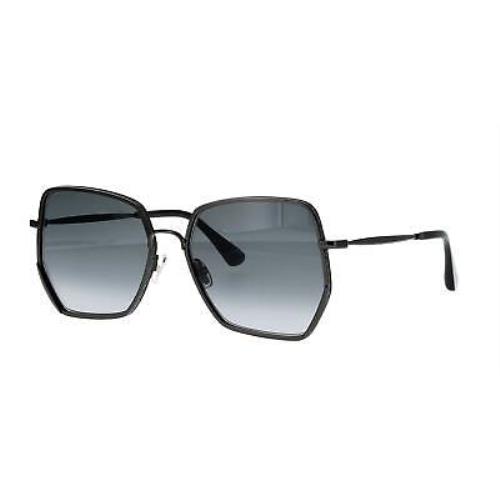 Jimmy Choo Aline 807 9O Sunglasses Black Frame Dark Grey Lenses 58mm