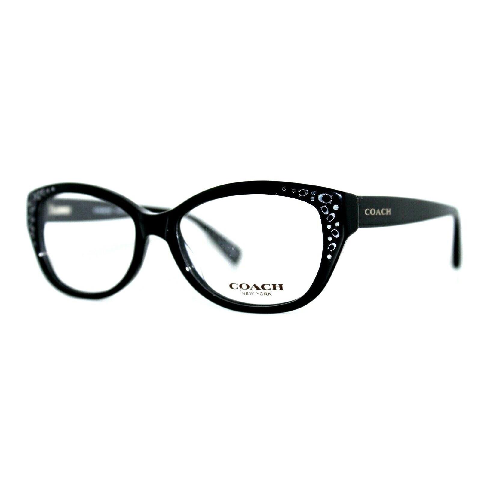 Coach HC 6076 5002 Black Eyeglasses Frames 51-15-135MM