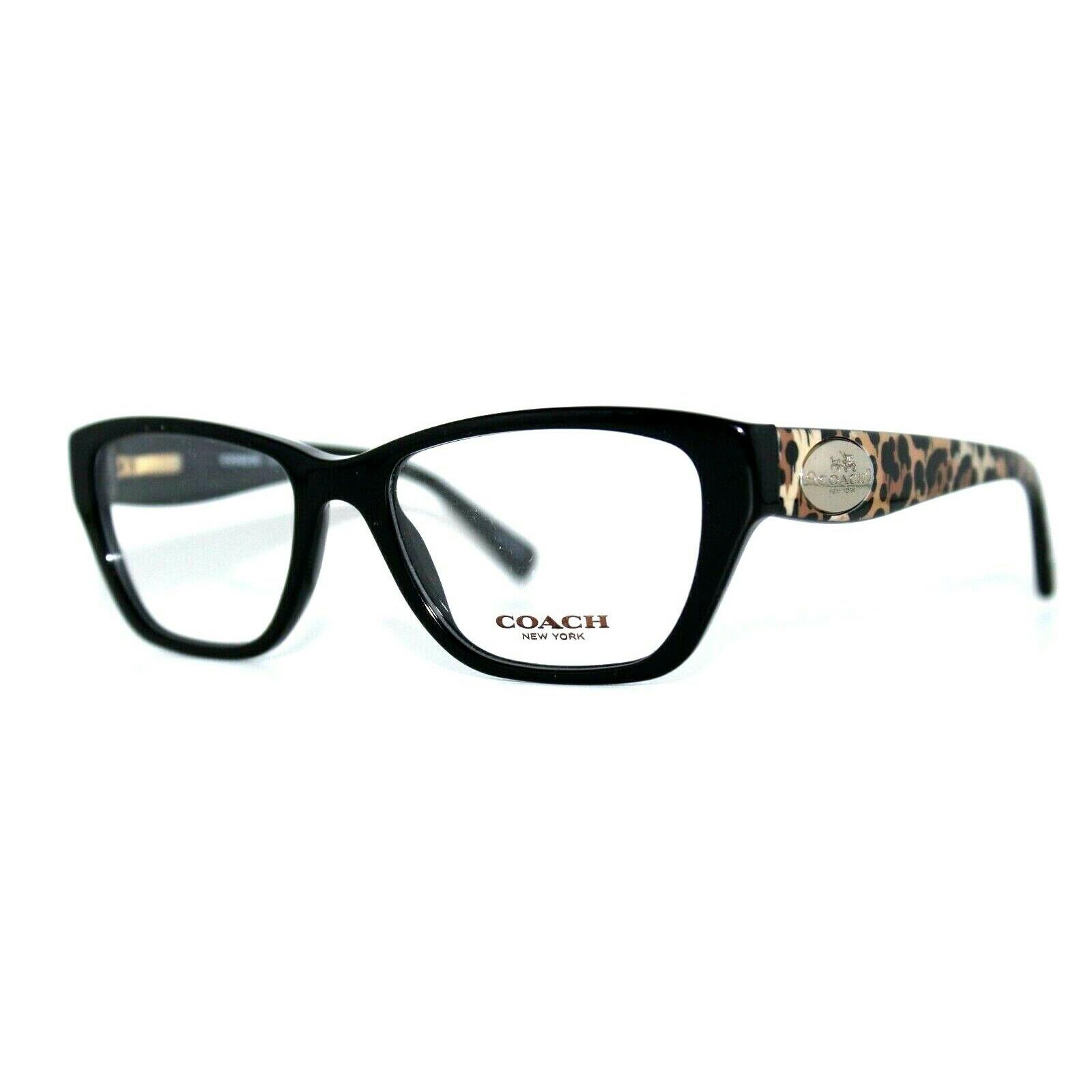 Coach HC 6070 5342 Black Wild Beast Eyeglasses Frames 51-17-135MM