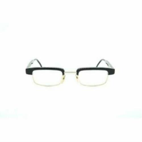 Thom Browne TB-901-A-BLK-GLD-45 Eyewear Optical Frame Black Gold Rectangle