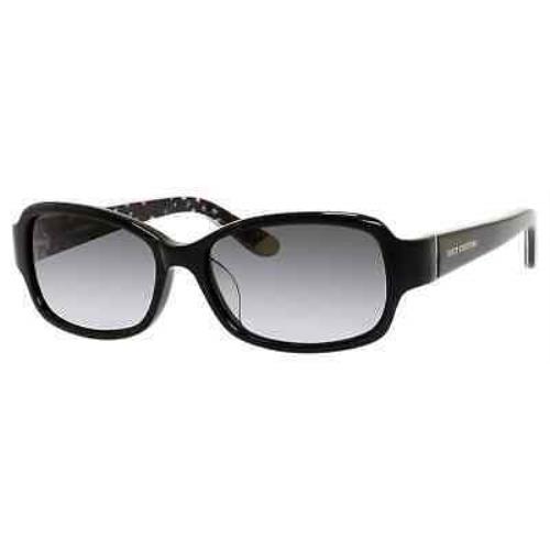 Juicy Couture JU555FS 0807 Rectangle Black Gray Gradient 55 m Women`s Sunglasses