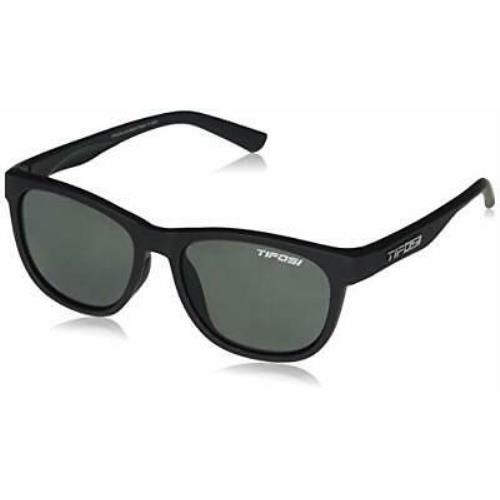 Tifosi Optics Swank Sunglasses - Polarized Satin Black/smoke Polarized Lenses
