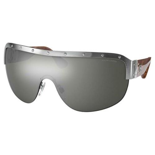 Ralph Lauren Women`s RL7070-90016G-0 Fashion 42mm Shiny Silver Sunglasses