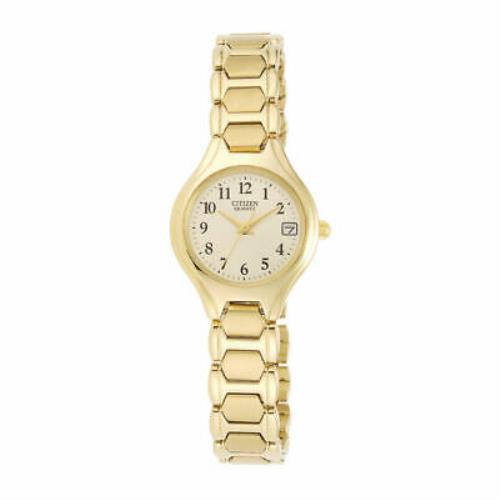 Citizen Ladies` 23mm Gold Stainless Steel Watch