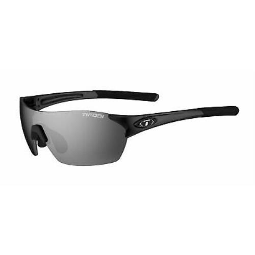 Tifosi Brixen Sunglasses Gloss Black w/ Smoke/ac Red/clear Changeable Lenses