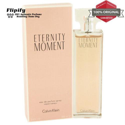 Eternity Moment Perfume 3.4 oz Edp Spray For Women by Calvin Klein