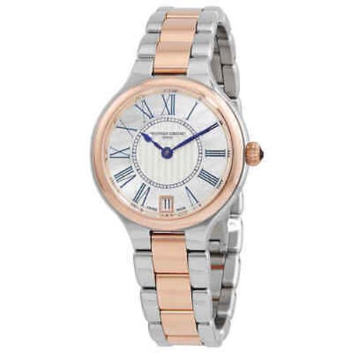Frederique Constant Classic Silver Dial Two-toned Ladies Watch FC-306MPWN3ER2B