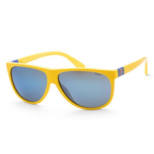 Polo Ralph Men`s PH4174-596155-60 Fashion 60mm Shiny Yellow Sunglasses