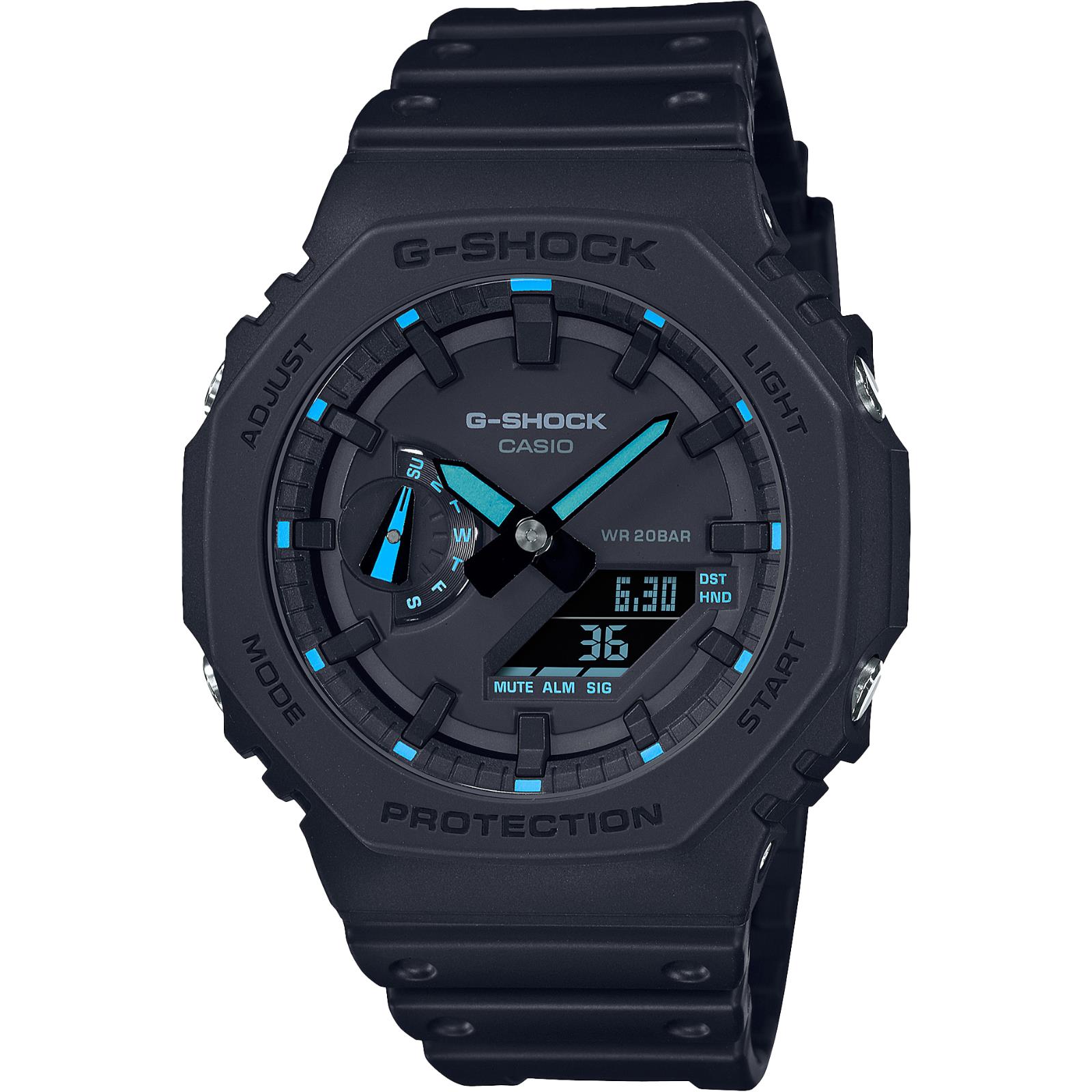 casio oak blue