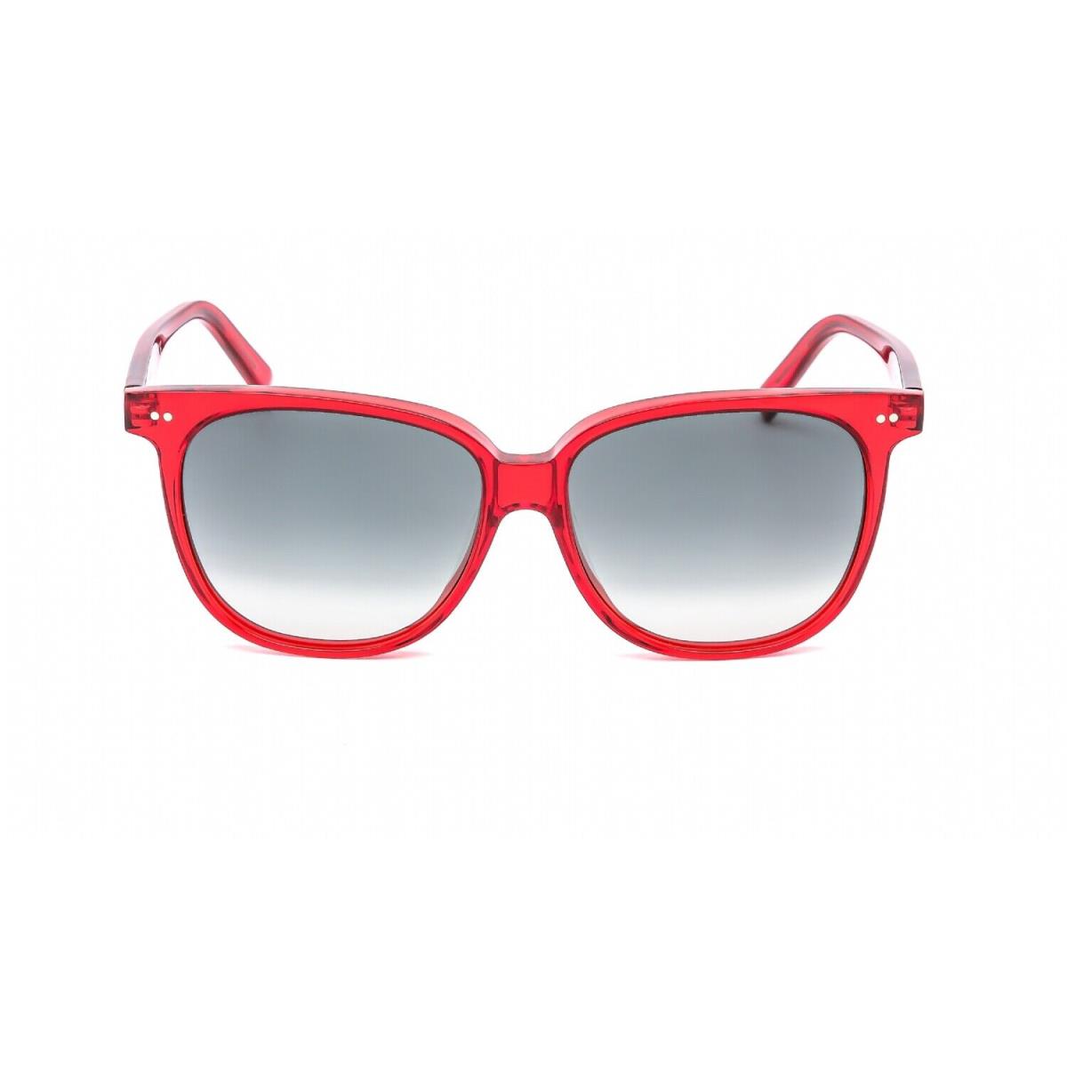 Celine CL40022F Transparent Red / Grey Gradient Sunglasses
