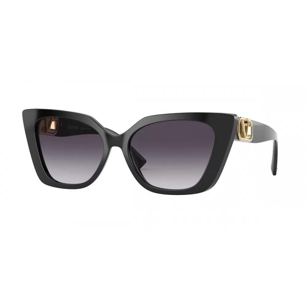 Valentino VA4073 - 50018G Black - Gradient Grey Sunglasses 56MM