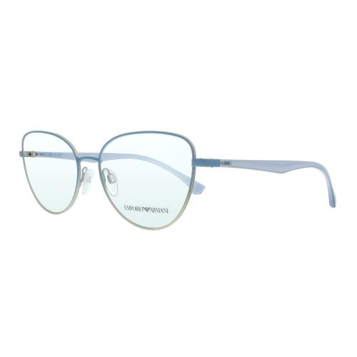 Emporio Armani 0EA1104 3319 Matte Light Blue Silver Butterfly Eyeglasses