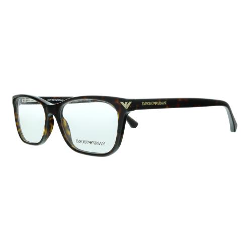 Emporio Armani 0EA3073 5026 Havana Rectangle Eyeglasses