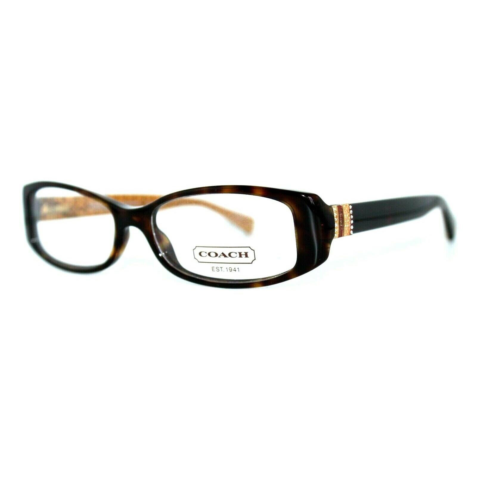 Coach HC 6033B Melinda 5033 Tortoise Eyeglasses Frame 51-15-135MM