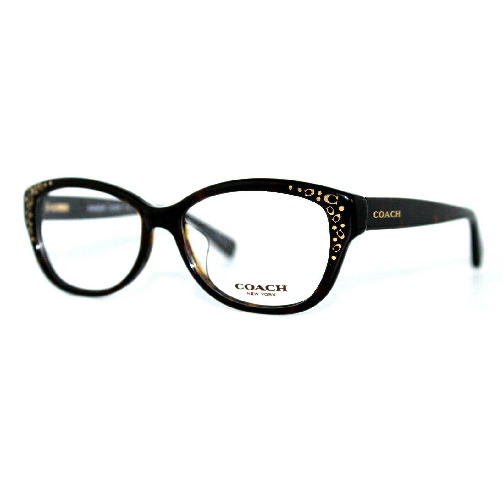 Coach HC 6076F 2120 Dark Tortoise Eyeglasses Frames 53-15-135MM