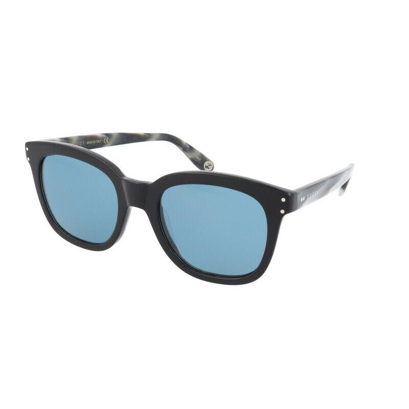 Gucci Sunglasses Gg0571s 004 Black Greyblue Lens Square 52mm 