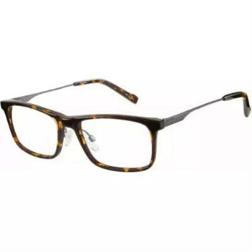 Pierre Cardin-p.c. 6204 0086 Rectangle Eyeglasses Dark Havana