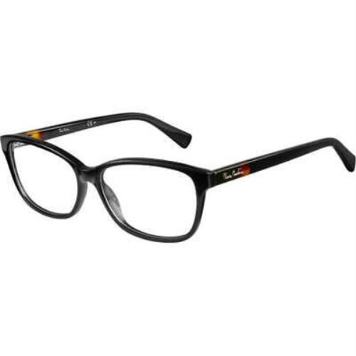 Pierre Cardin-p.c. 8420 0PGA Rectangle Eyeglasses Black Havana