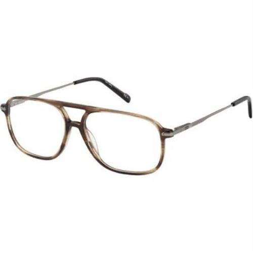 Pierre Cardin-p.c. 6219 0KVI Aviator Eyeglasses Striped Brown