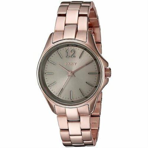 Dkny Women`s NY2524 `eldridge` Rose-tone Stainless Steel Watch