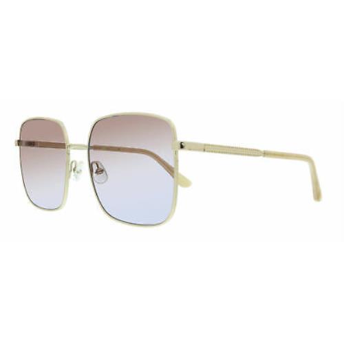 Juicy Couture JU605S 084E Light Gold Square Sunglasses