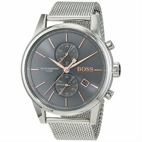 Hugo Boss 1513440 Jet 42MM Men`s Chronograph Stainless Steel Watch